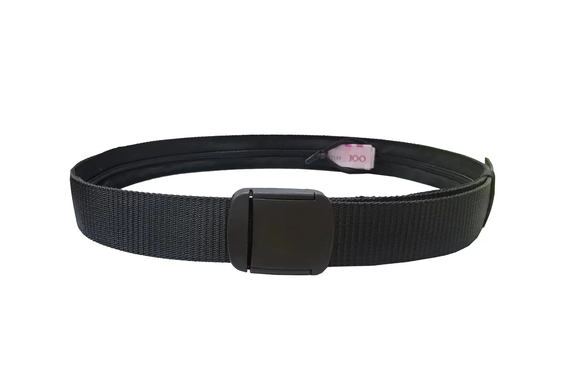 New Travel Cash Anti Theft Belt Waist Bag Women Portable Hidden Money Strap Belt Wallet Waist Pack Men Hiding Belt For Men Women