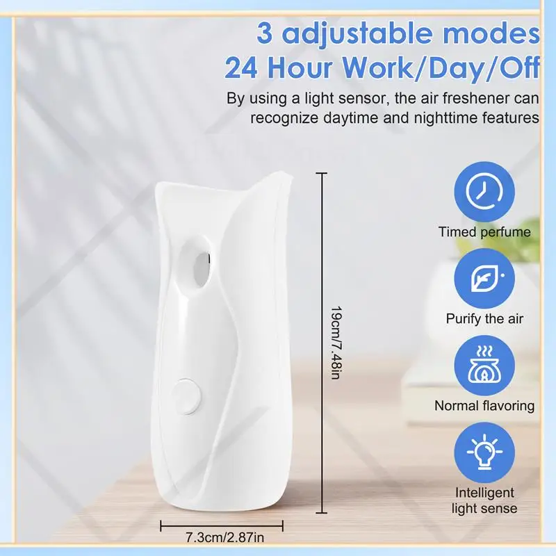 

-SPOR Automatic Air Freshener Dispenser Bathroom Timed Air Freshener Spray Wall Mounted, Automatic Scent Dispenser For Home