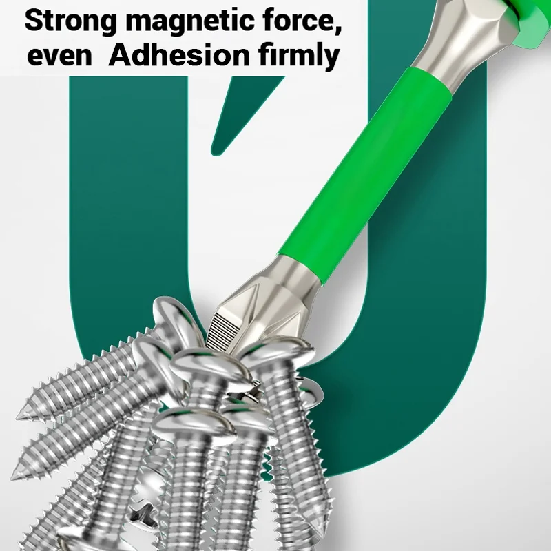 

3Pcs Spring Screwdriver Bits Magnetic PH2 Driver Screw Anti-slip 60/90/110mm 1/4'' Hex Shank Drill Head Electric Repair Tool