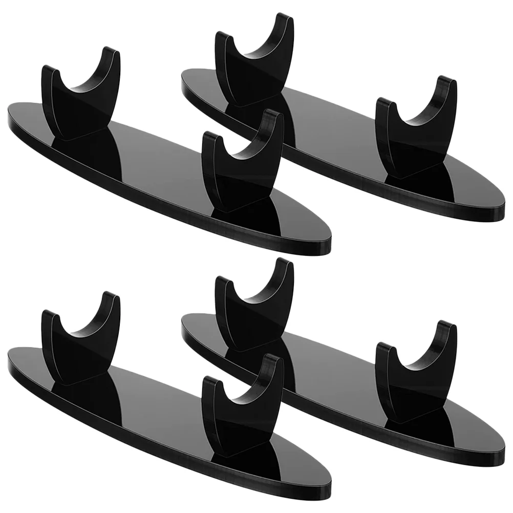 

4 Pcs Acrylic Creative Pen Holder Stand for Office Nail Brush Desk Organizer Rack