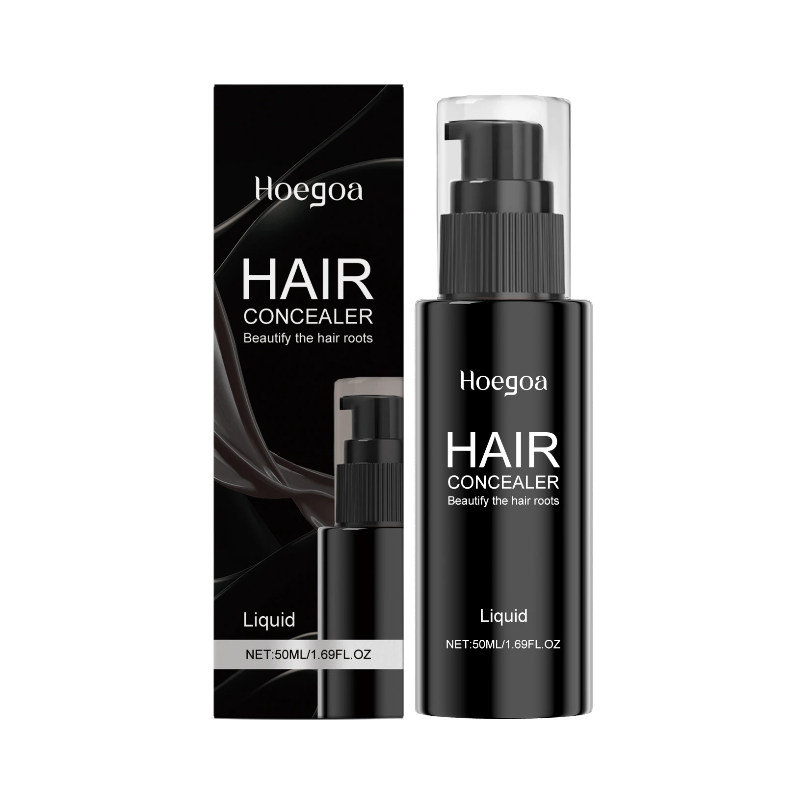 50ml Hair Root Concealer Hairline Shadow Root Cover Up Forehead Makeup Fluffy Hair Long Lasting Waterproof Hair Concealer Liquid