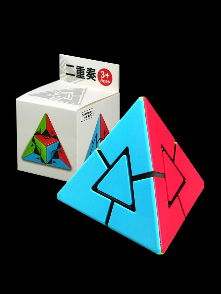 Panxin Duet Pyramid Magic Cubes Triangle Second-Order Kindergarten Entry Training Game-Specific