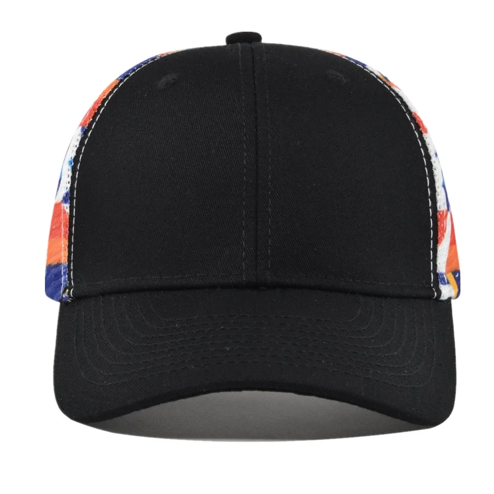 حار بيع للجنسين كاب شبكي عارضة اللون قيعة بيسبول صغيرة قابل للتعديل الصيف قبعات سائقي الشاحنات للنساء الرجال