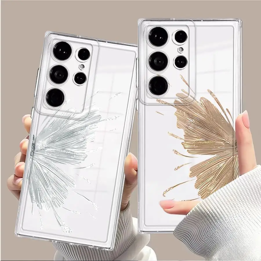 Butterfly Case for Samsung Galaxy S26 S22 FE Note 20 Ultra 10 S25 Edge S21 S23 Ultra S24 S20 Plus Phone Cover