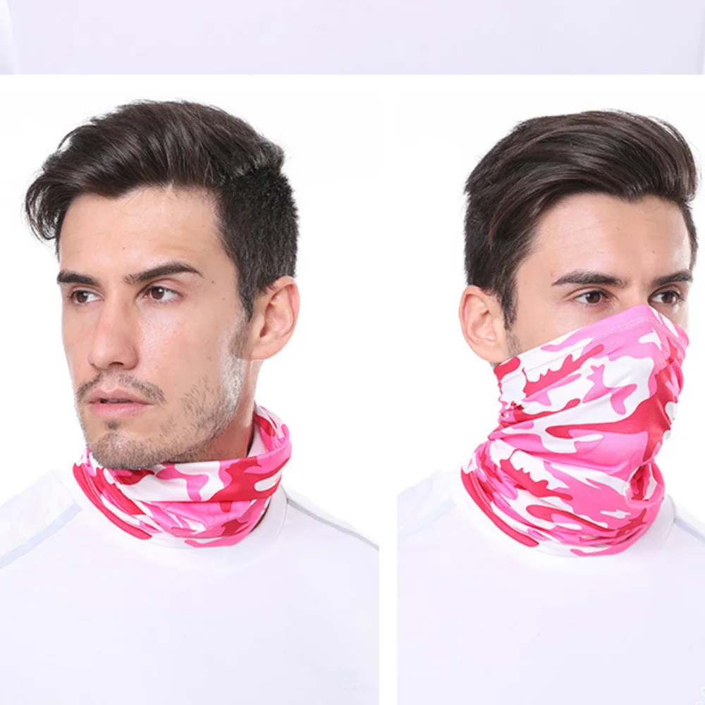 Анти-УФ-маска, маска для верховой езды, шарф с принтом, защита от солнца, спортивные головные уборы, шапки, разноцветный мотоциклетный тюрбан