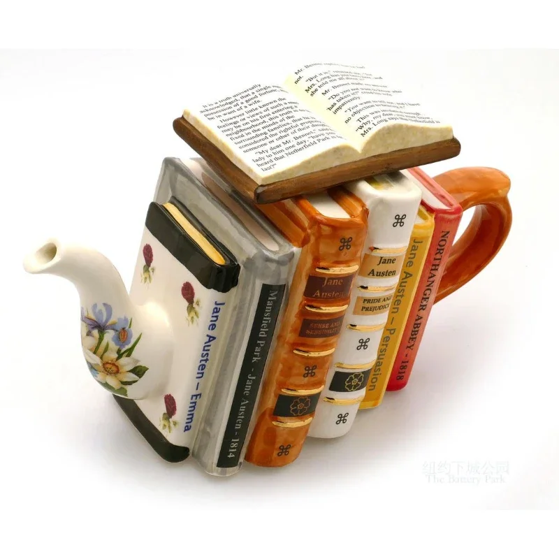 Classic Books Gilding Exquisite Ceramic Teapot