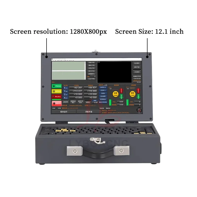 Universal CNC Router Engraving Cutting Machine Use 12.1 Inch Touch Screen Industrial Computer Mach3 Controller for Engraver Tool