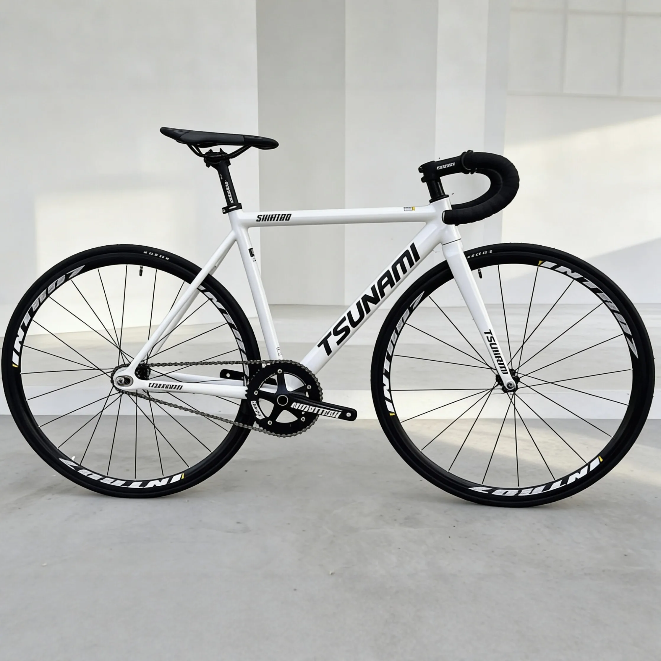TSUNAMI SNM100 Fixed Gear Bicycle 6061 Aluminum Alloy Racing Track