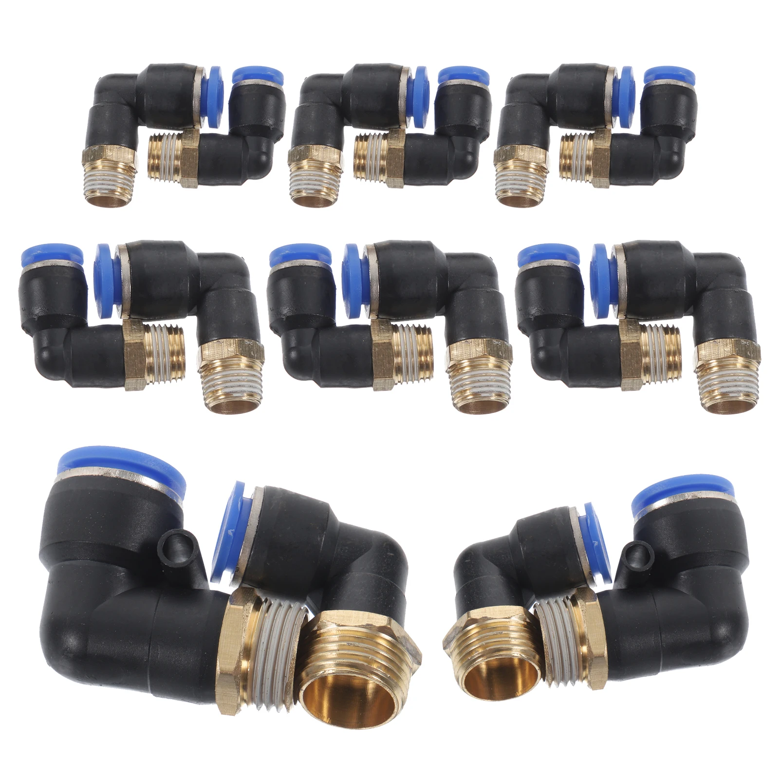 

1 Set Air Hose Fitting Assortment Crimp Fittings Quick Connect For Industrial Projects Straight Coupling Lightweight Portable