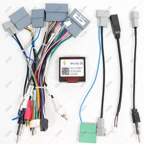 Imagen 2 del producto QSZN-Cables de alimentación de cableado para HONDA CRV/CIVIC /pilot, Canbus Box HD-SS-06C/RP5-HD-001/RP5-HD-101, Radio estéreo para coche