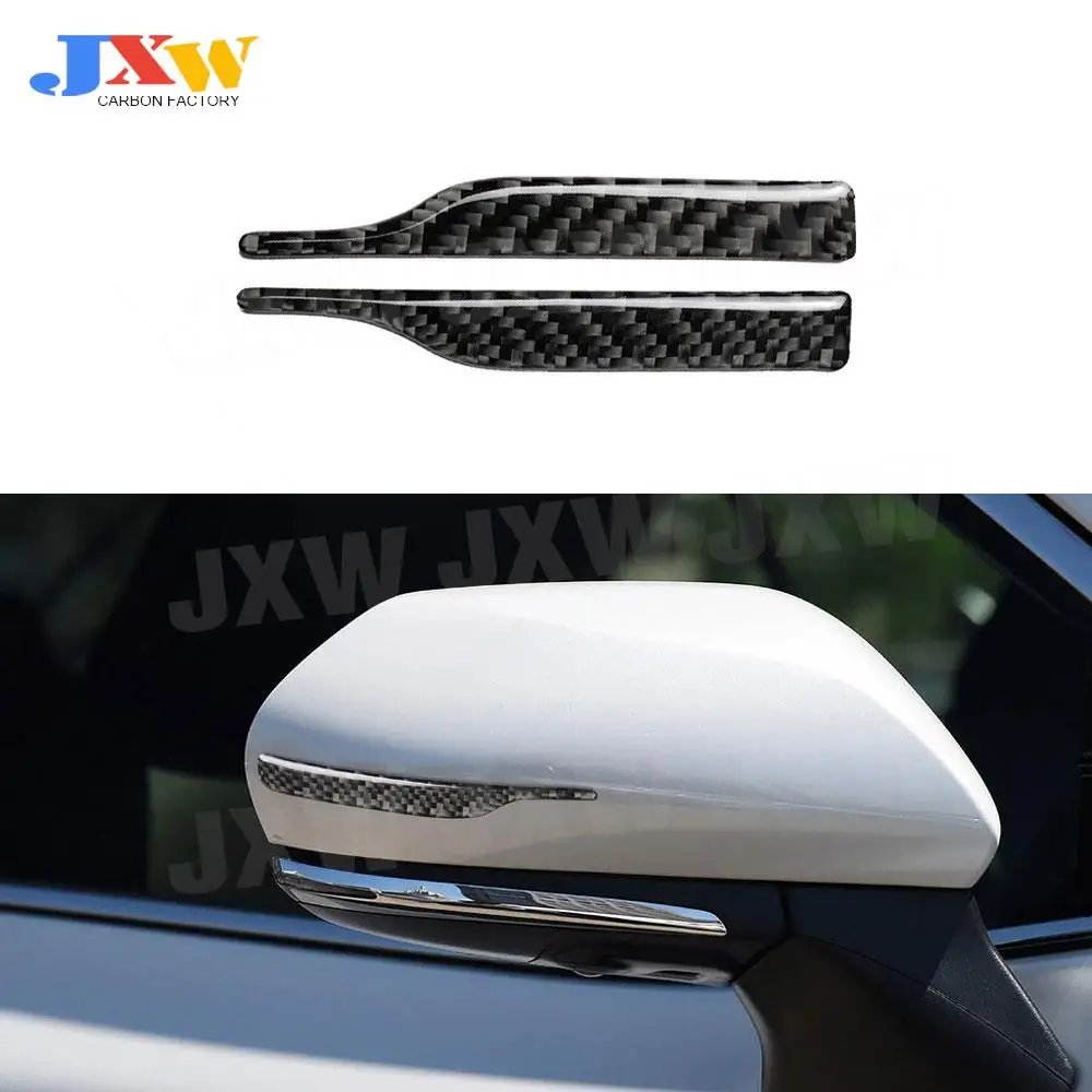 

Carbon Fiber Side Rearview Mirror Cap Exterior Trim Strips Decals Scratches Resistant Stickers For Toyota Universal Car