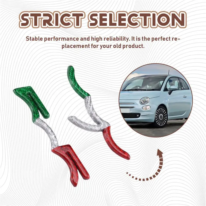 A98M Dry Carbon Fiber Sticker For Abarth 595 Fiat 500 2007-2024 Real Hard Car Dash Conversion Dashboard Trim