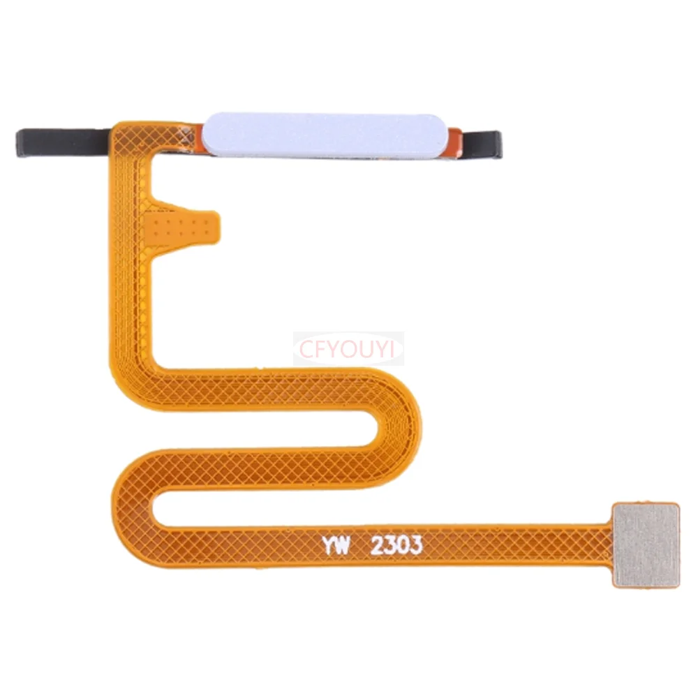 For Samsung Galaxy A14 4G SM-A145P A145P New Power ON OFF Fingerprint Sensor Home Button Flex Cable