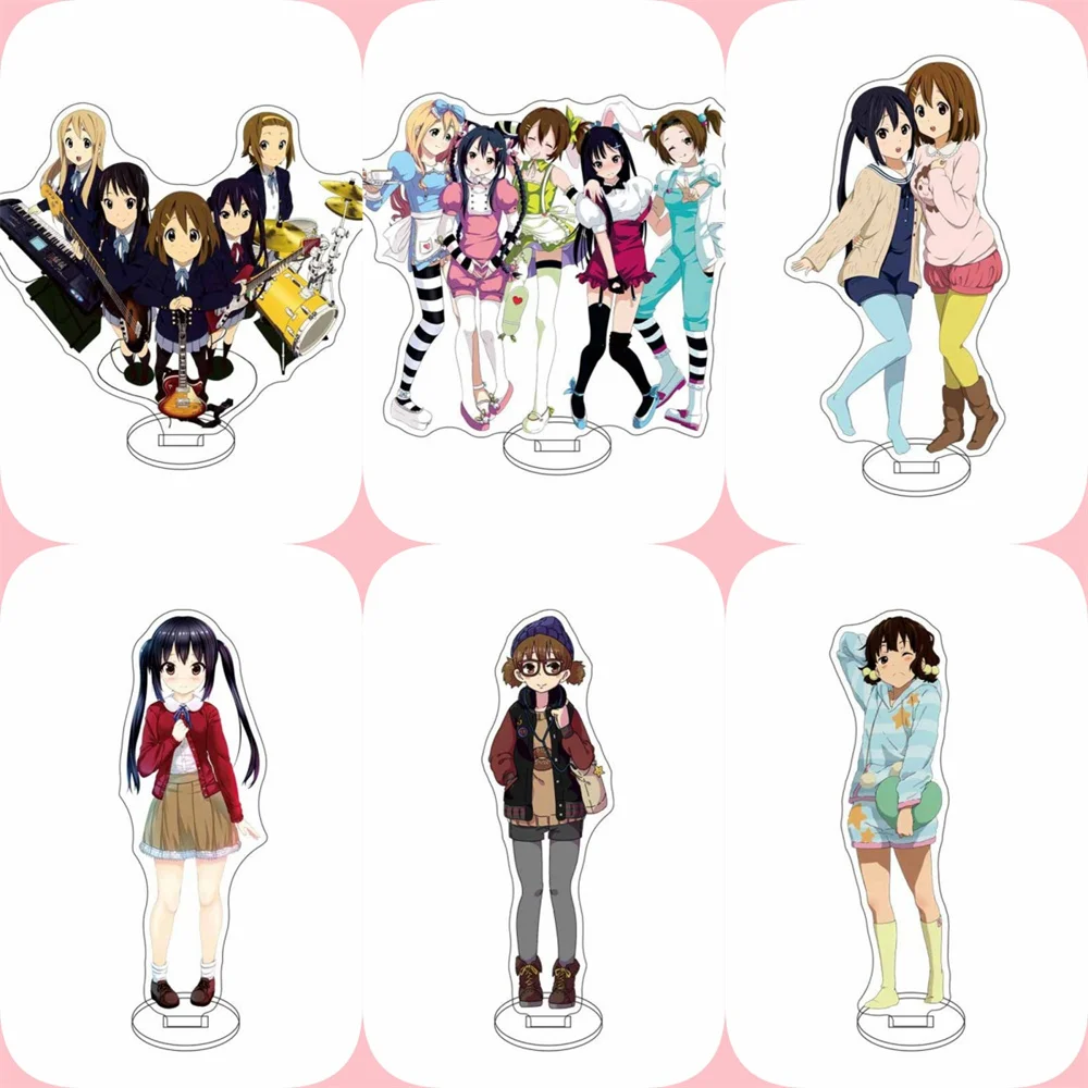 

15CM NEW Anime K-KON Acrylic Stand Model Cosplay Charm Characters Ornament Accessories Goods Christmas Gifts