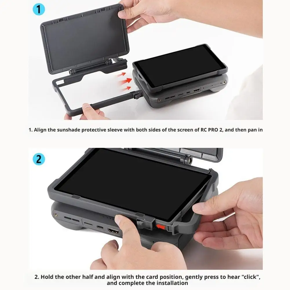 DJI RC PRO 2 مظلة للتحكم عن بعد 270 ° تعديل التخميد ستبليس ملحقات مضادة للسقوط والخدش #6