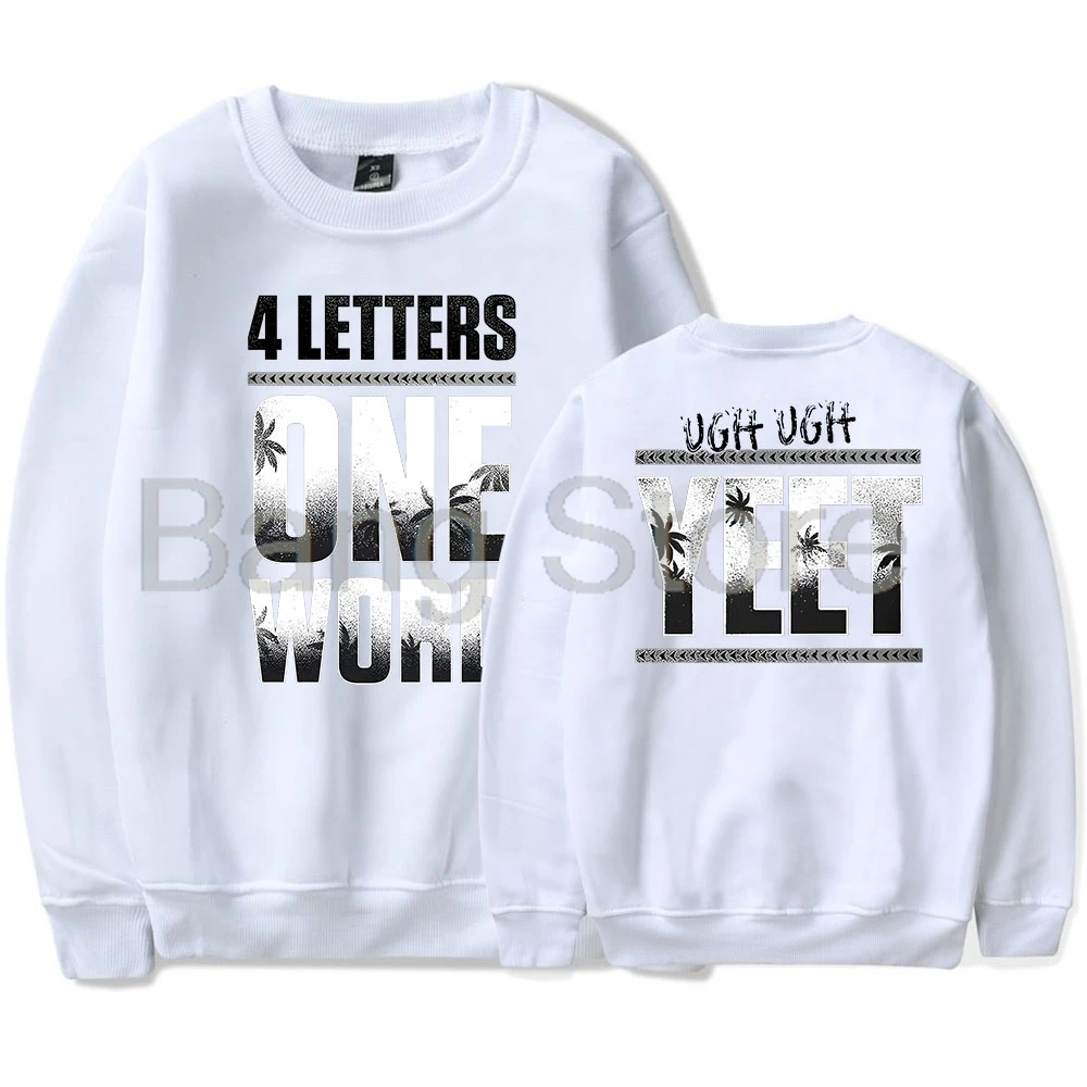 

Jey Uso четыре буквы одно слово толстовки с круглым вырезом для женщин и мужчин модный пуловер с длинными рукавами одежда унисекс