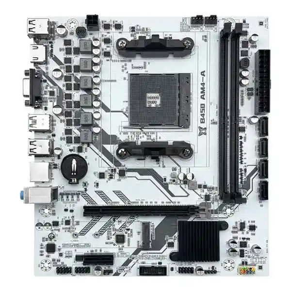 

Discount B450 Motherboard for AMD Processor Dual-Channel DDR4 Memory AM4 Mainboard M.2 NVME (Supports Ryzen 5500 5600 5600G CPU)