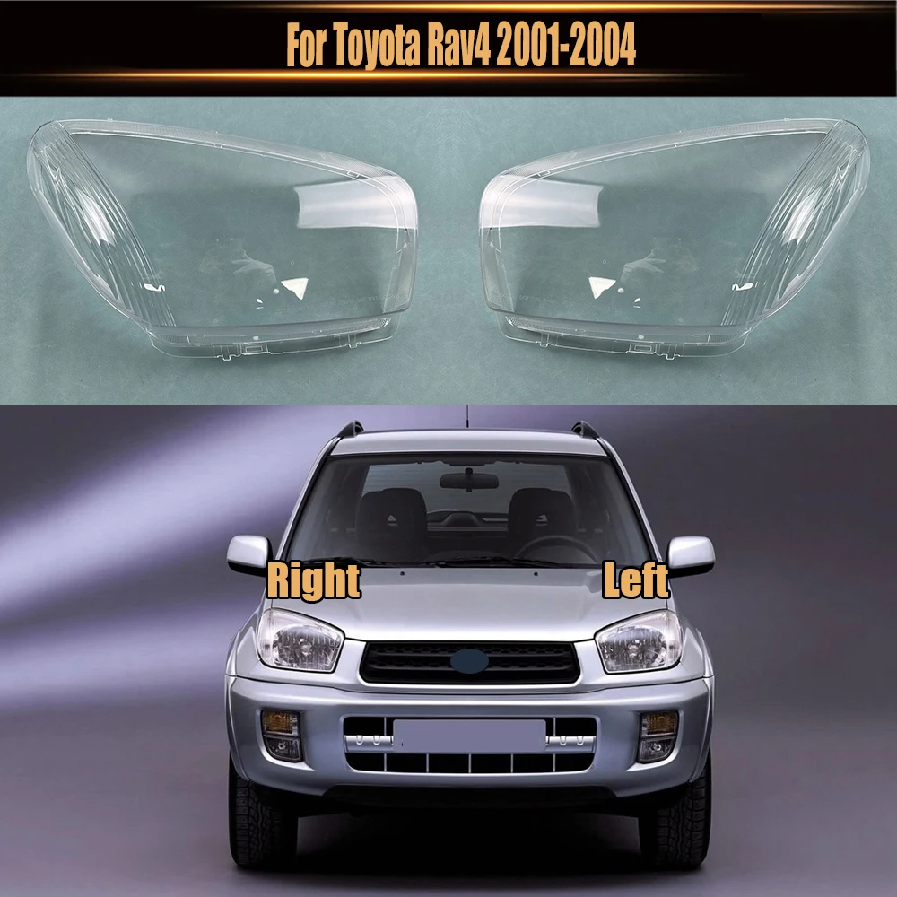 

For Toyota Rav4 2001 2002 2003 2004 Front Headlight Cover Headlamp Lamp Shell Transparent Lampshade Lens Plexiglass