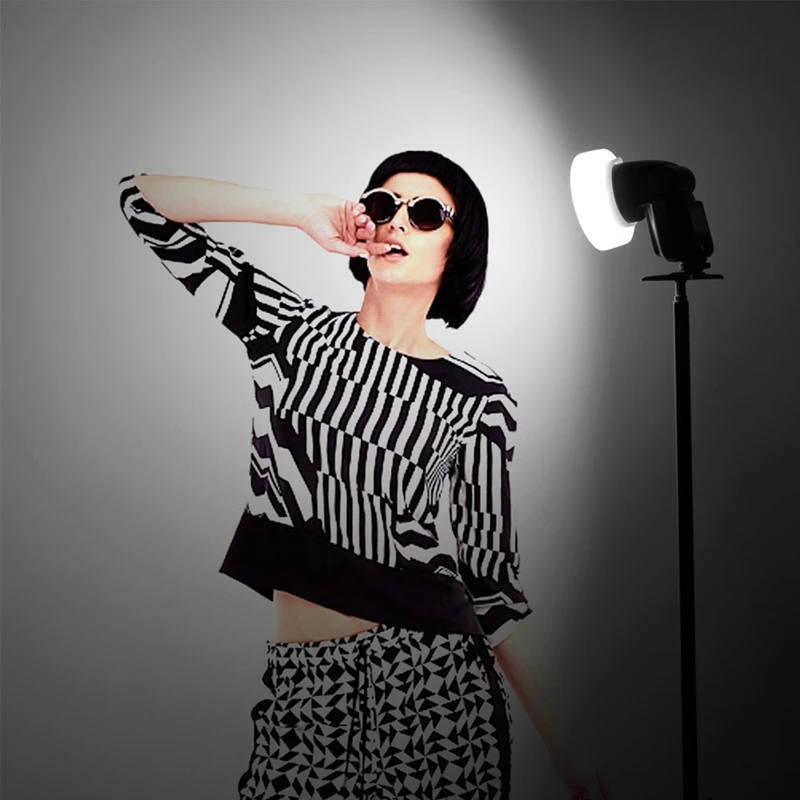 ภาพซิลิโคนโดมอุปกรณ์กระจายแสงแฟลชพับได้สำหรับถ่ายภาพชุด V1 AD100PRO แฟลช AD200PRO ถ่ายรูปสดทนทาน