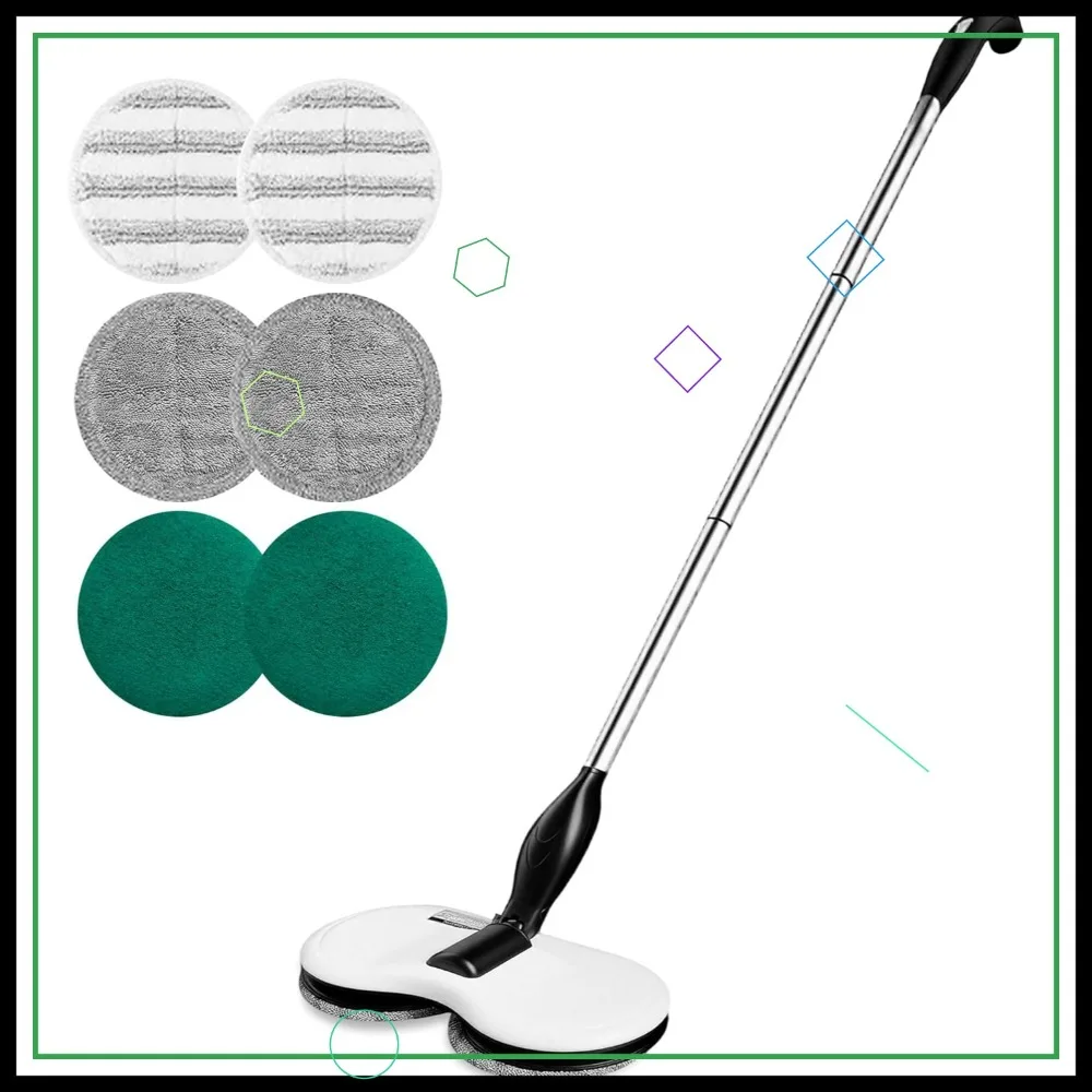 

Беспроводная электрическая швабра-отжималка для уборки полов из твердых пород дерева, плитки и ламината, моторизованная и легкая