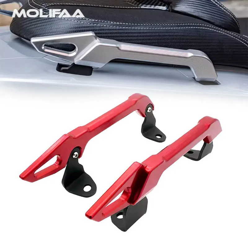 for SYM Husky ADV 150 Motorcycle CNC Aluminum Rear Armrest Tail Frame Rear Passenger Cover Arm Rest Seat Bracket Accessories