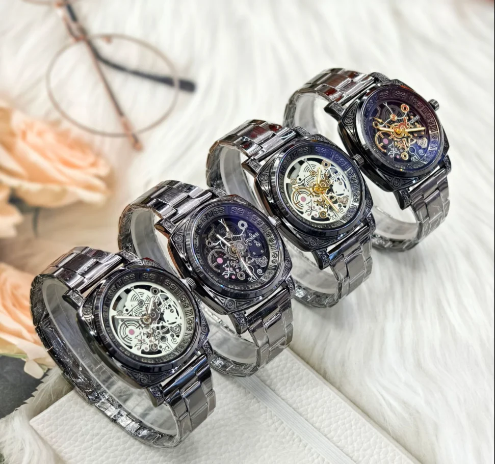 Neue Modische Luxus-Herrenuhr – Skeleton Mechanical Watch Bewertung und Preis