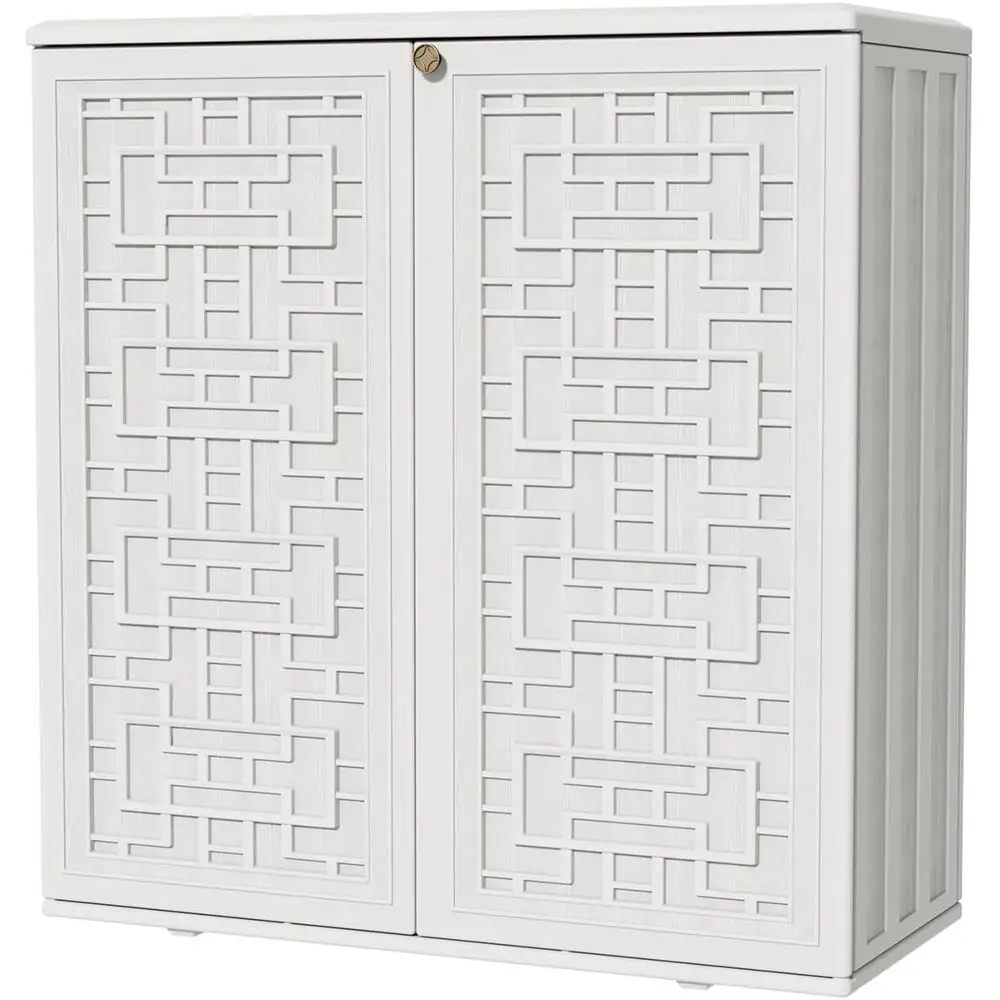 

Outdoor Storage Cabinet Waterproof, Resin 62 Gallon Deck Box for Patio Furniture Cushions, Garden Tools, Pool Tools and Kids’ To