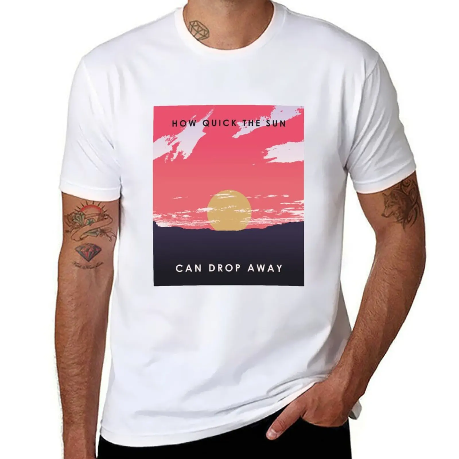 

Sun drop away T-Shirt t shirts for man pack white t shirts for man cotton soft t shirt man luxury T-Shirt