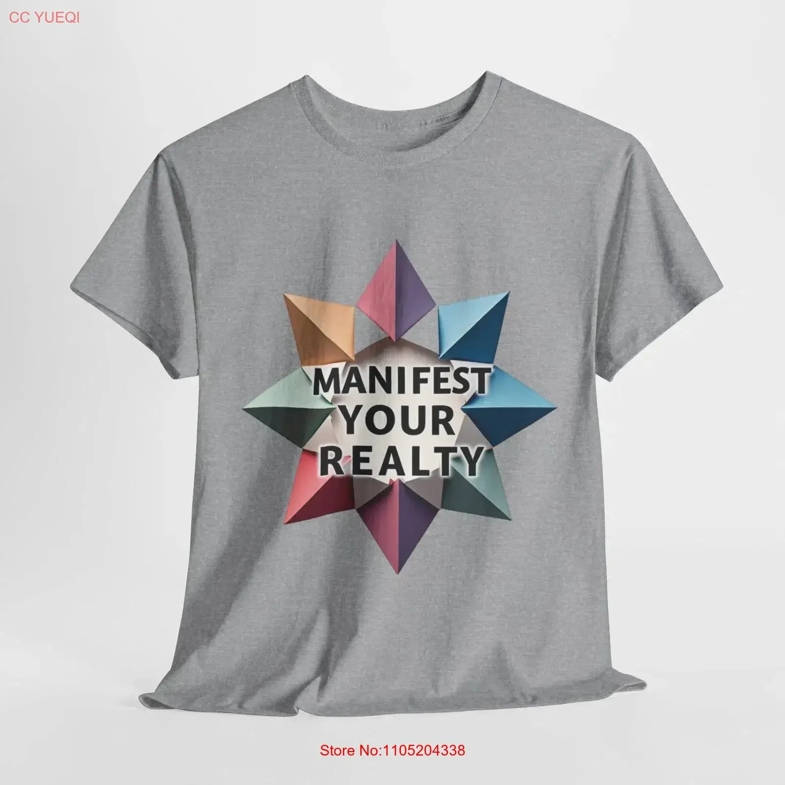 T-shirt en coton lourd pour manifestez votre réalité, haut de motivation pour les rêveurs, vêtements de loi d'attraction, vintage délavé