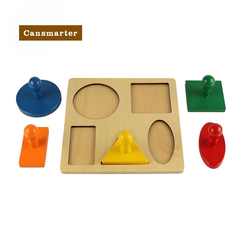 Montessori Baby Toys Wooden Puzzle Jigsaw Educational Sensory Toys Brain Teaser Boys Puzzle Game Training and Education for Kids