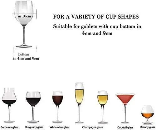 Under Cabinet Stemware Holder - Metal Wine Glass Rack Organizer for Kitchen Bar Storage, Gold Finish