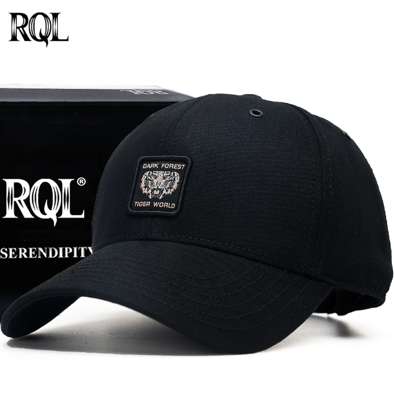 RQL High Quality Baseball Cap for Men Women\'s Hat Sports Golf Hat Fashion Design Versatile Hip Hop Breathable Snapback Trucker