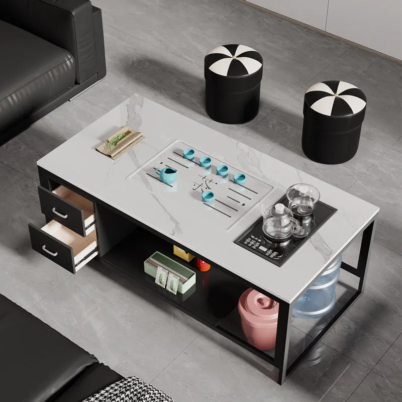

Luxury Coffee Tables Living Room Modern Storage Apartments Lateral Coffee Tables Center Adjustable Stoliki Kawowe Furniture Home