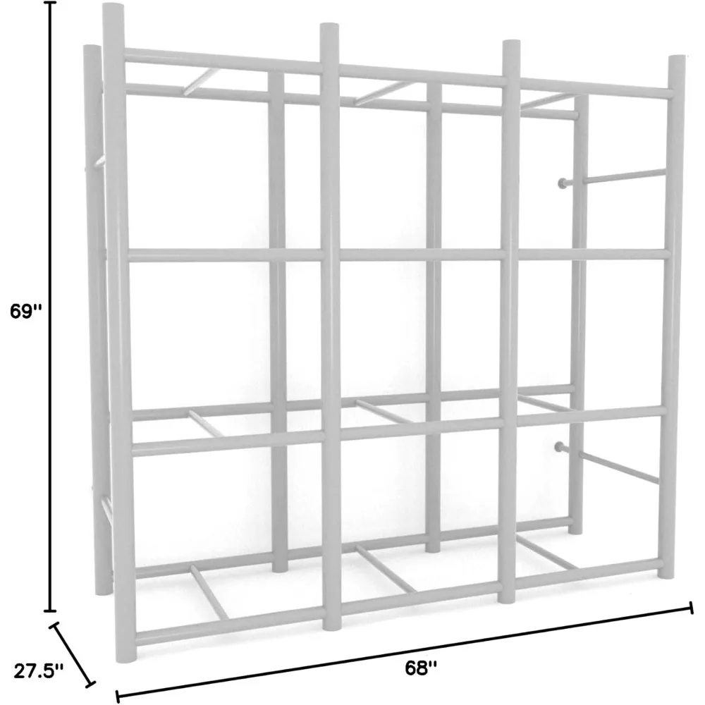 Rack de depósito Bin - 12 sacolas