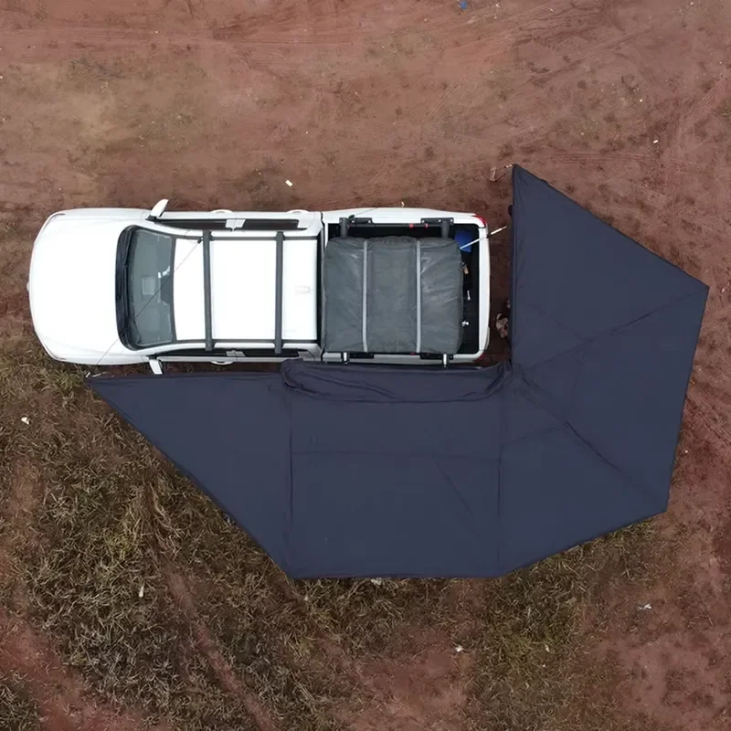420D Oxford Cloth Side Awning for 4x4 Off Road Vehicle Outdoor Camping Tent Sun Shelter Waterproof Canopy Car Roof Top Cover