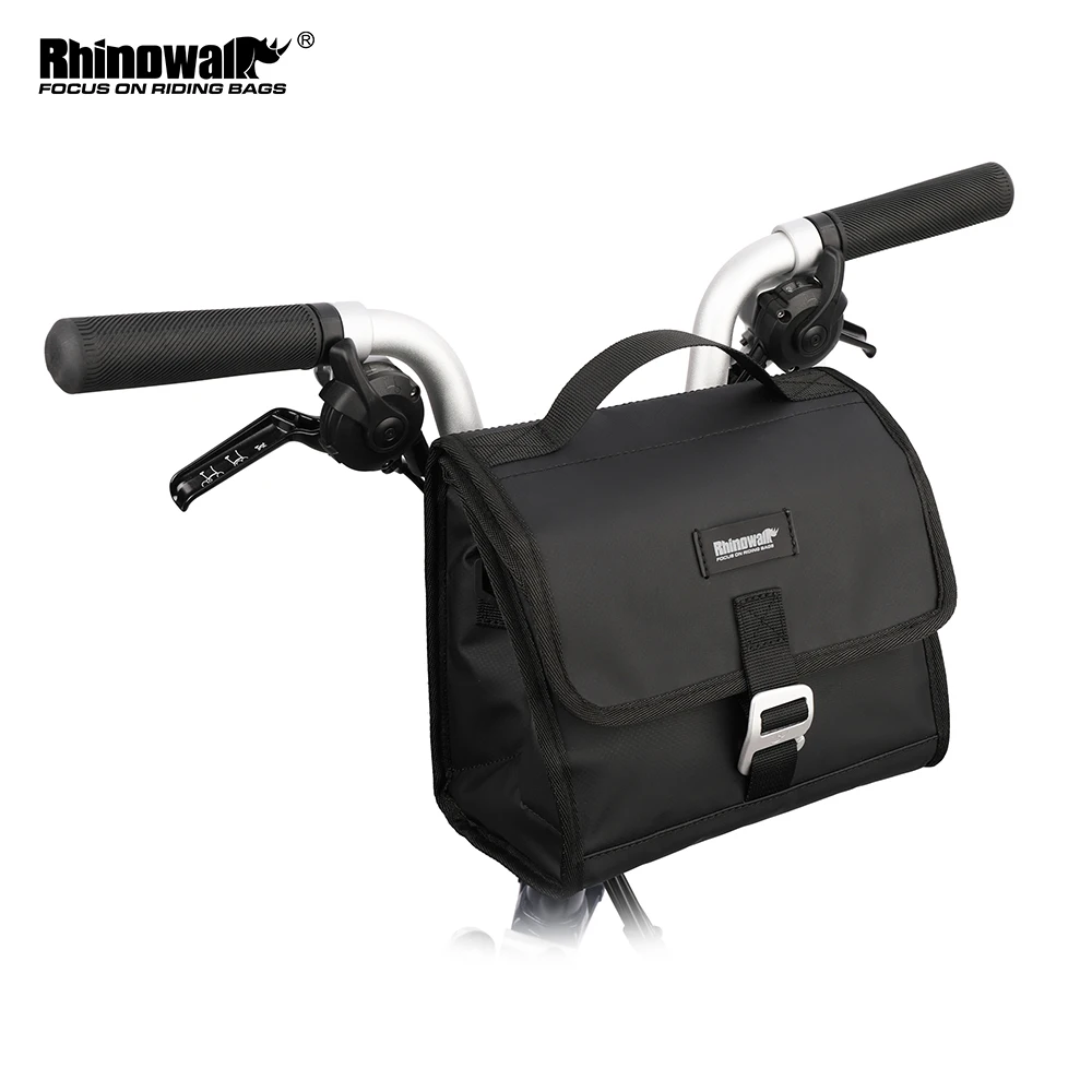 Rhinowalk 2024 New Bicycle Handlebar Bag Waterproof Front Tube Cycling Bag Insulated Big Capacity MTB Road Bicycle Accessories