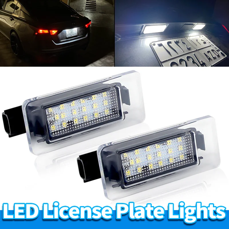 

2 шт. светодиодный светильник номерного знака в сборе для Nissan Altima Sentra Rogue Versa для Suzuki Landy для Dacia Duster 2016-2025 265108990E