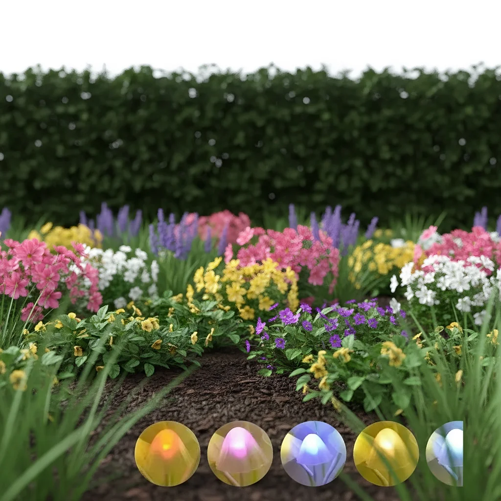 Energy-Saving LED Mushroom Night Light - Auto On/Off Sensor with Antique Floral Pattern