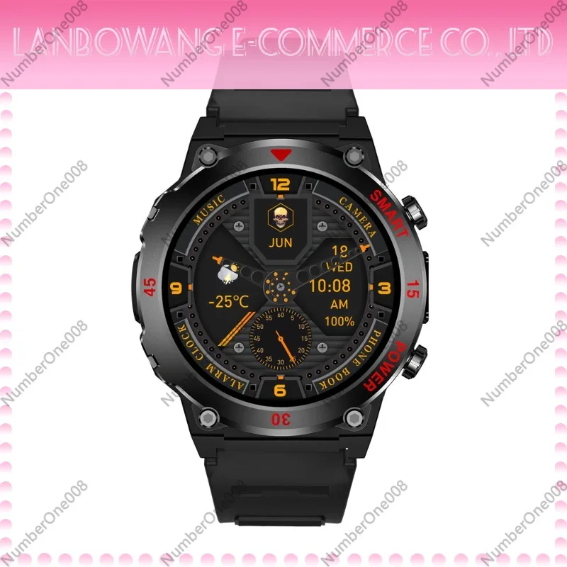 New GT11 Round Screen Smart Watch Bluetooth Call Pedometer Flashlight Dynamic Island
