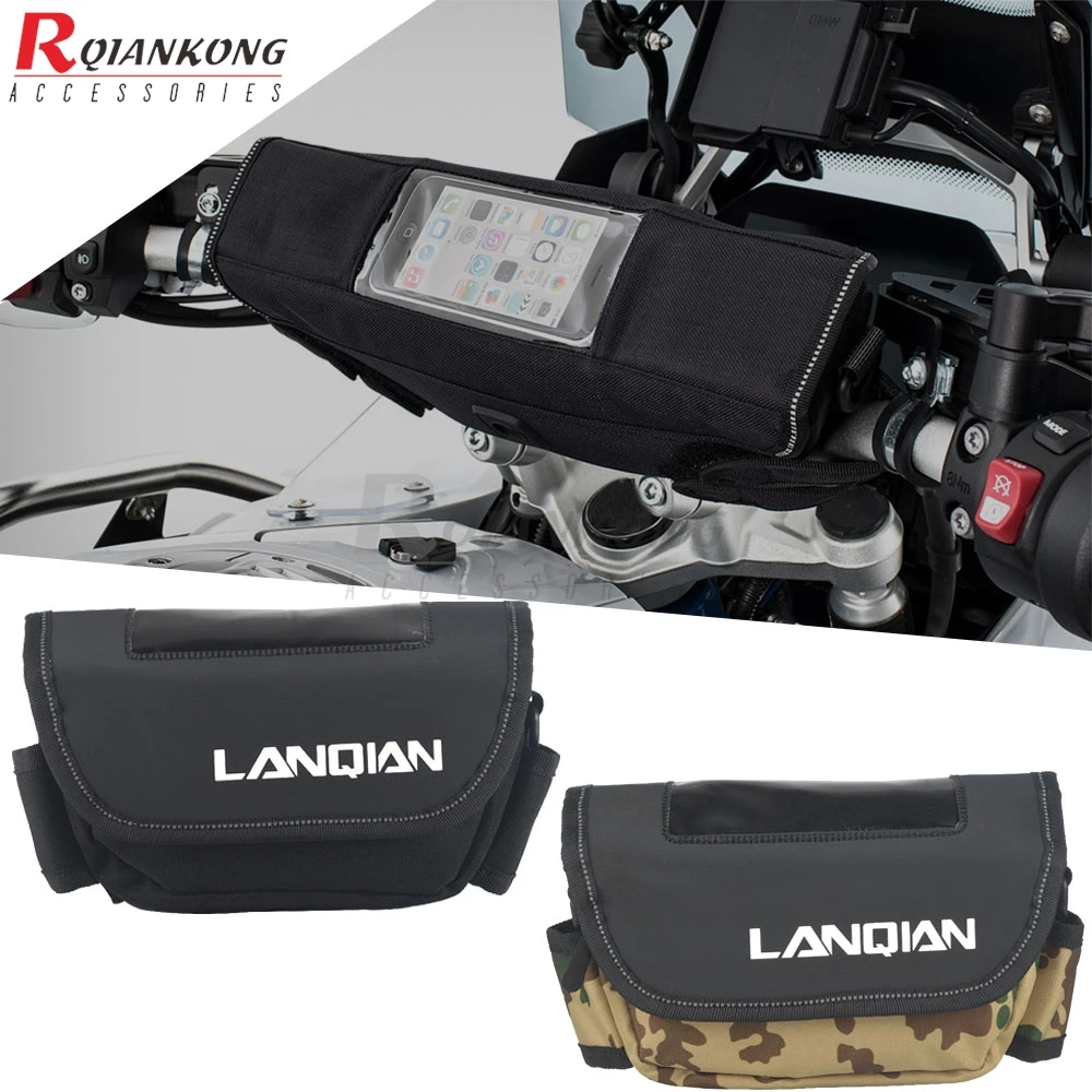 

Motorcycle Handlebar Bag Waterproof Bag Storage Handle Bar Bag Travel Tool Bag For Benelli TRK702X TRK 702 X 2023 2024 Accessory