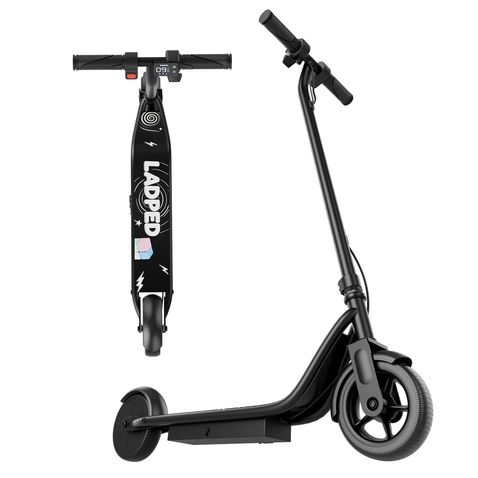 AOVOPRO LB65PRO Elektrische Scooter voor Kinderen 250W 6.5Inch Elektrische Scooter voor Kinderen 15KM/H Supersnelheid 5-16KM Roze Zwart Escooter