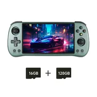 New POWKIDDY X55 Handheld Game Console 5.5 inch IPS Screen RK3566 Open Source Retro Console TV Out Video Games Player Kids Gift