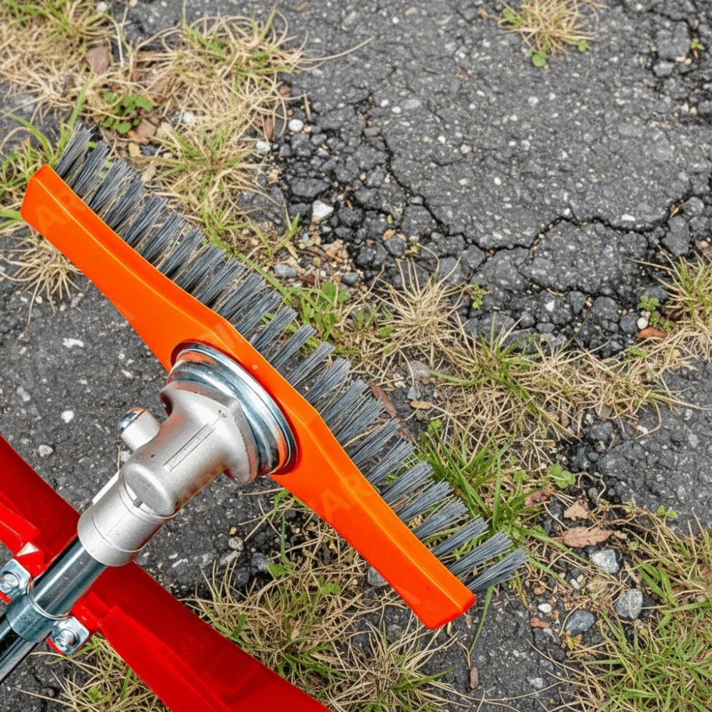 

Wear-Resistant Polyester Cleaning Brush Adjustable Handle Loose Soil Weed Remover Tool High-Efficiency Grass Rooting Tool