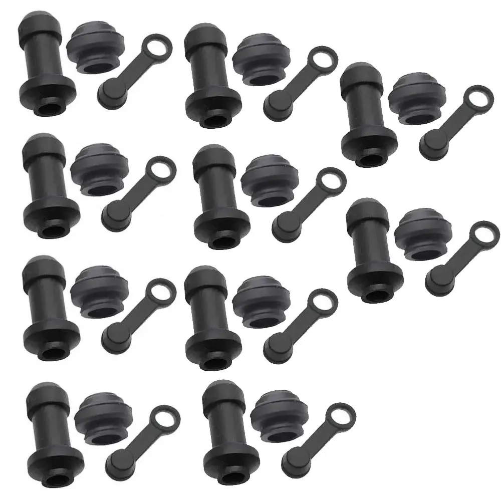 10/5/2 sets Motorcycle Scooter Brake Upper Lower Pump Caliper Shock Absorber Sleeve Dust Covers Disc Waterproof Rubber Caps