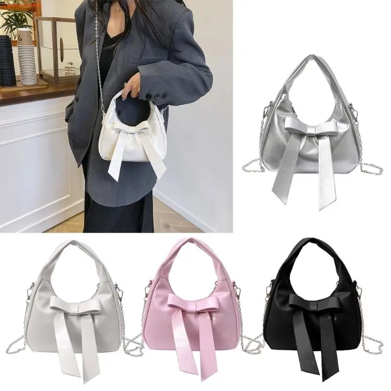 

Q5WE Shoulder Toted Handbag for Women Pu Purse Clutches Trendy Crossbody Bags with Removable Strap for Work Shopping Travel