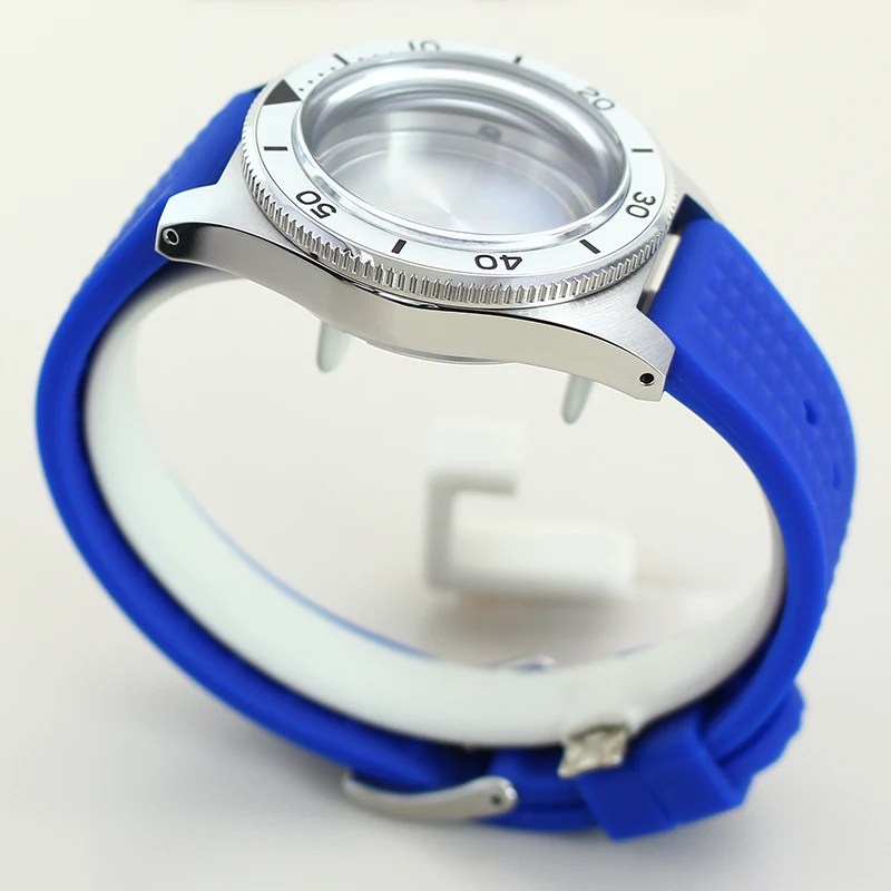 40 มม.นาฬิกายางสําหรับ Seiko NH35 NH36 NH34 NH38 4R36 การเคลื่อนไหว 28.5 มม.Sapphire Glass 62mas นาฬิกาอะไหล่ซ่อม