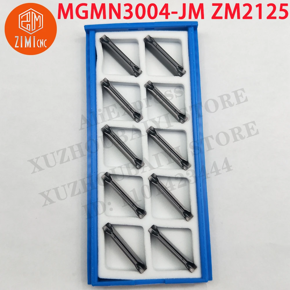 MGMN3004-JM ZM2125 MGMN3004-JM Grooving Inserts  metal lathe CNC Tools mechanical slotted inserts External Holder Cutting Tools