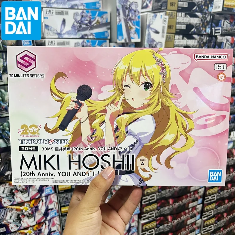 

New Original Bandai 30ms The Idolm@Ster Miki Hoshii 30 Minutes Sisters Action Figures Garage Kit Collection Gift Toy Model