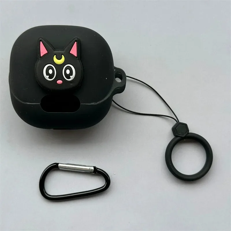 مناسبة لحقيبة سماعة الأذن المصنوعة من السيليكون الكرتوني Anker Soundcore K20i مع غلاف ناعم لسماعات المفاتيح