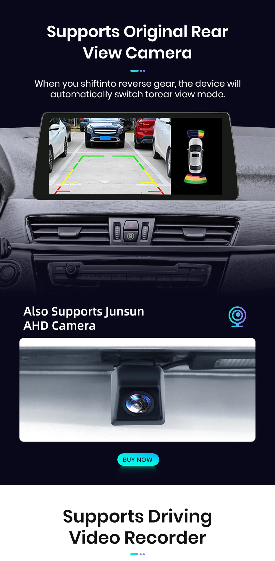 Junsun 12,3 zoll CarPlay Auto Radio Multimedia Für BMW X1 F48 X2 F49 2013-2020 NBT EVO System 4G WiFi Drahtlose Android Auto Stereo – Detail 17